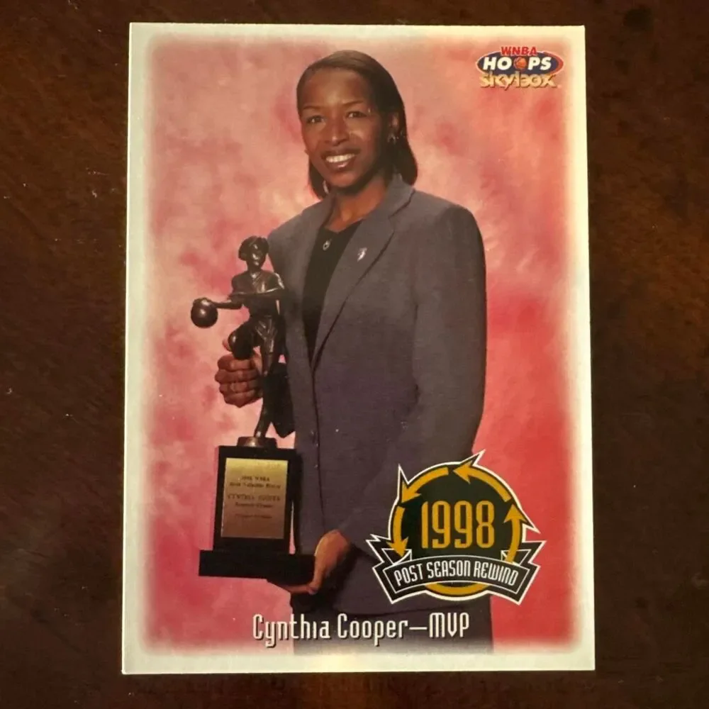 Vintage 1998-99 Cynthia Cooper WNBA MVP card